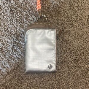Lululemon card holder and key chain